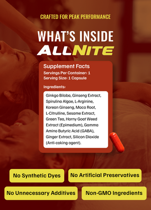AllNite Male Performance Formula