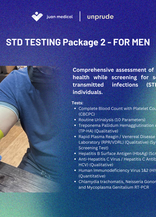 Home Service STI Test for Men: Package 2