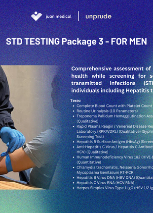 Home Service STI Test for Men: Package 3