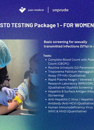 Home Service STI Test for Women: Package 1