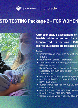 Home Service STI Test for Women: Package 2